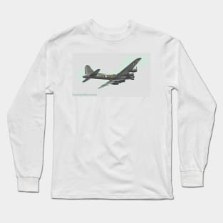 Plane over Kettering Long Sleeve T-Shirt